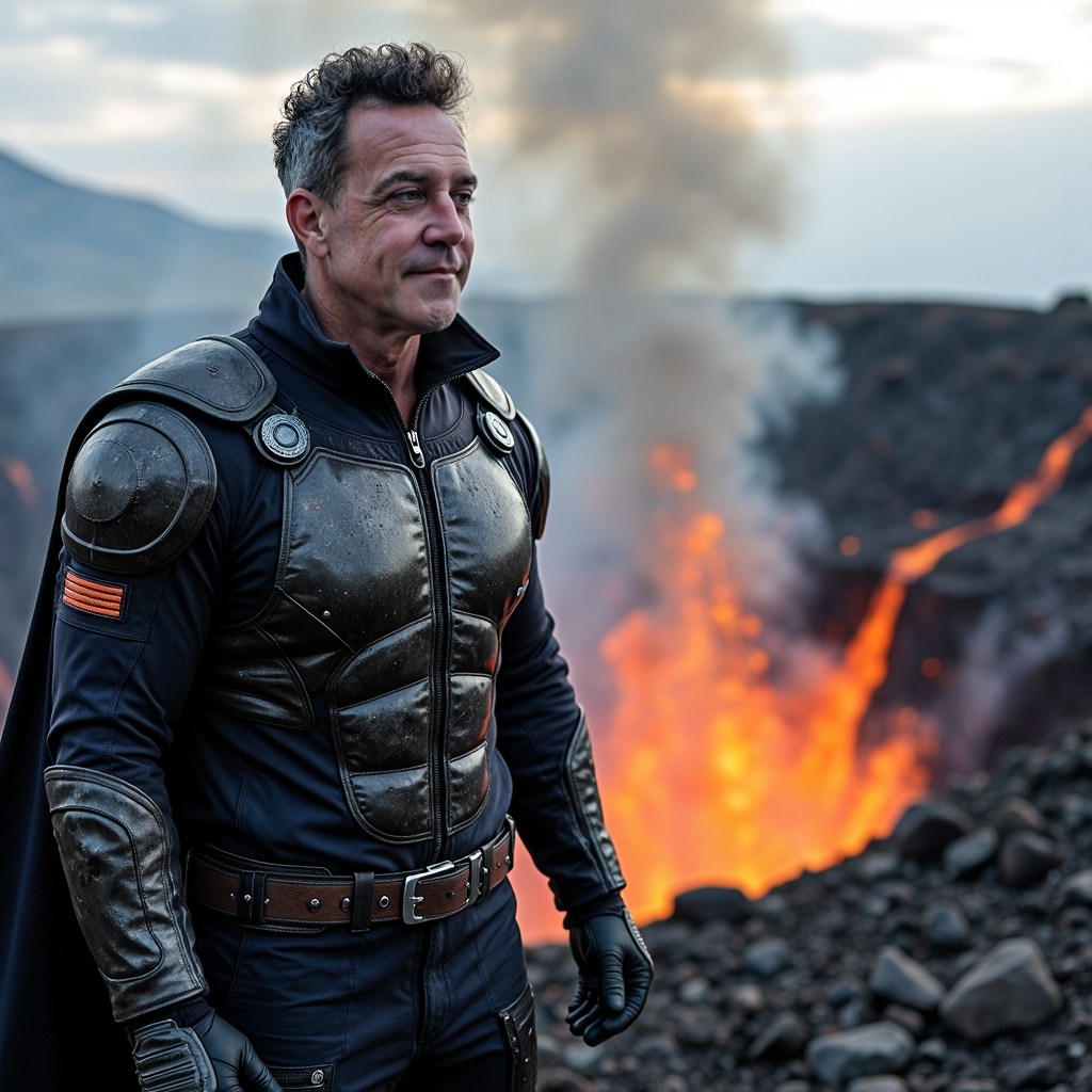 photograph of jon407 man standing at the-FLUX TRAI